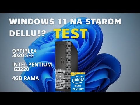 Windows 11 DELL Optiplex 3020 sff (TEST startup) - YouTube
