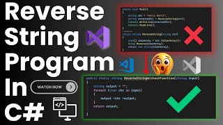 Famous Reverse a String in C# Without Using Functions | Easy Explanation for Beginners Net Worth