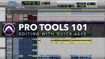 Pro Tool 101 - Basic Editing With Quick Keys