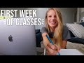 COLLEGE WEEK IN MY LIFE! first week of classes vlog