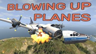 BLOWING UP PLANES OUT OF THE SKY - Phoulkon CIWS - BeamNG.drive