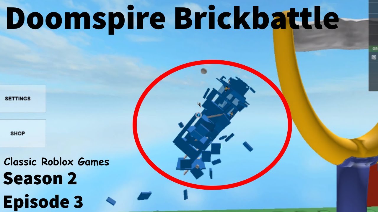 Classic Roblox Games S2 E3 Doomspire Brickbattle Youtube - version 2 doomspire brickbattle roblox