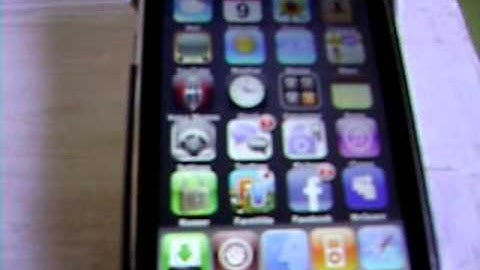 How to change the slide to unlock on the ipod touch