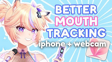 BETTER Mouth Tracking in VTube Studio (iPhone 10+ AND Webcam!)