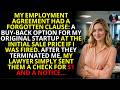 She Was Fired and Laughed Off-Then Reclaimed Her Startup for $1#ContractRevenge