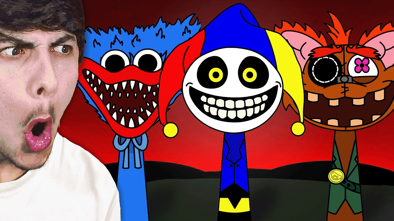 LES SPRUNKI POPPY PLAYTIME 5 SONT BIZARRE...