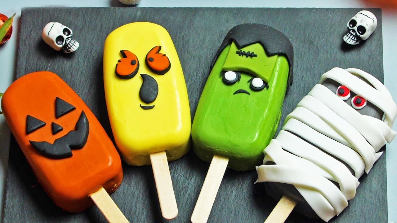 ⁣ฟินปาก | Halloween Popsicle | ไอติมวันฮาโลวีน - ต้อนรับเทศกาลฮาโลวีน | ของหวานสุดฟิน กับ ฟินปาก