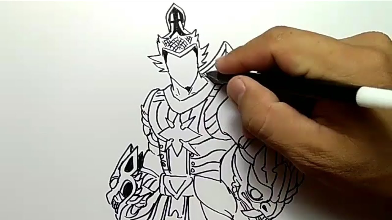 KEREN Cara Menggambar GATOTKACA Mobile Legend How To Draw