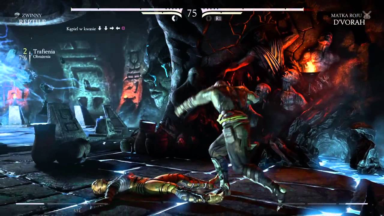 Mortal Kombat X Reptile Fatality 2 and X-ray - YouTube