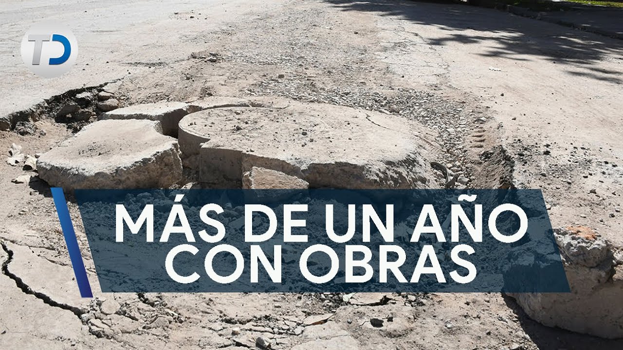 Vecinos protestan por obras inconclusas - YouTube