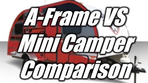 (Sold) HaylettRV.com - A-Frame vs Mini Camper Comparison with Josh the RV Nerd