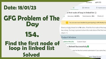 Find the first node of loop in linked list || C++ || GFG Daily Problem