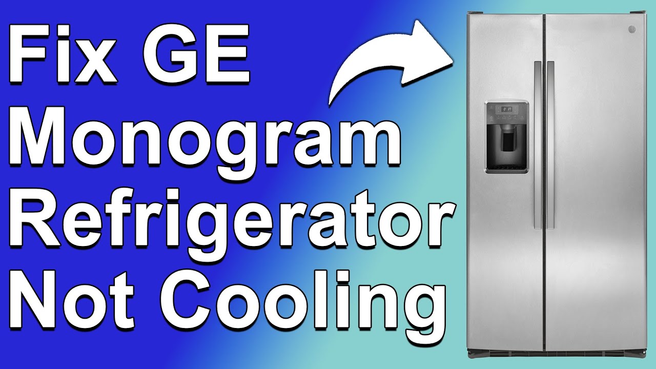 How To Fix GE Monogram Refrigerator Not Cooling (Dirty Condenser Coils