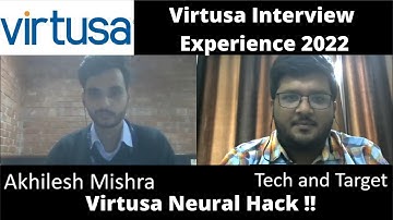 Virtusa Interview Experience 2022 | Neural Hack Experience |  All Interview Questions 🔥🔥
