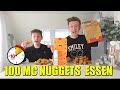 100 Mc Nuggets in 10 Minuten essen 😖 Challenge mit großem Bruder ...  ASH