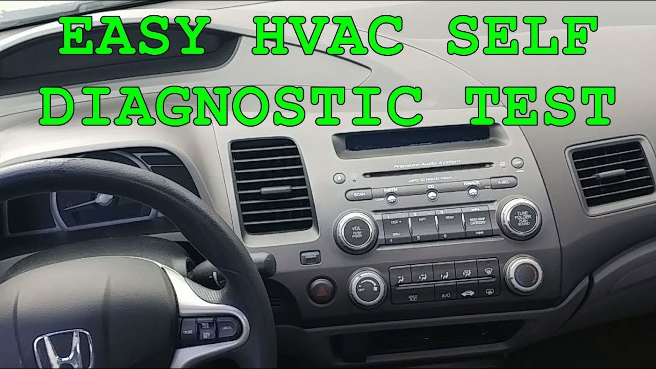 EASY WAY TO DIAGNOSE YOUR CIVIC HVAC CLIMATE CONTROL WITH THIS EASY