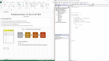 Factorial - EXCEL/VBA
