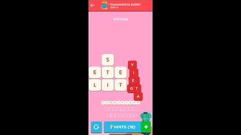 WordBrain 2 Fashionista Event Day 4 June 8 2021 Answers and Solutions