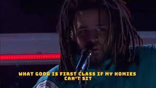 J Cole AMAZING Full Halftime Performance at  2019 NBA All Star Game