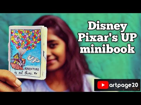 Disney Pixar's UP Minibook | Miniature Art | Up Movie | artpage20 |