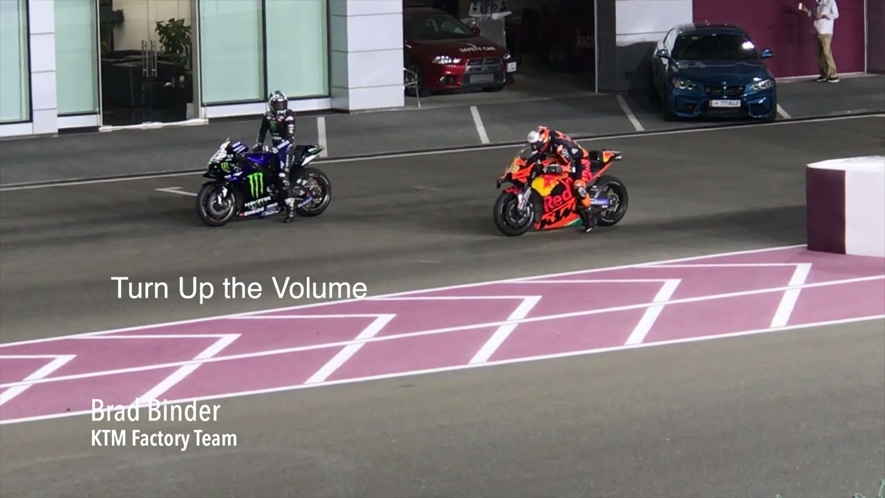 MotoGP Brad Binder KTM Crazy Loud Exhaust Sound Practice Start Qatar Test
