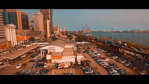 drone footage of Lagos Nigeria.