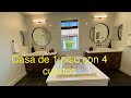 Plano de casa con 4 habitaciones/ house plan with 4 bedrooms