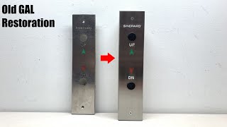 Restoring and Building an Old GAL Elevator Call Button