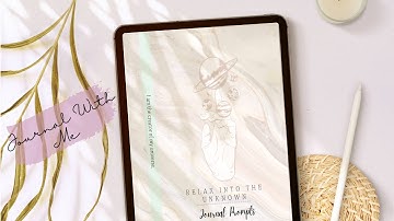 Digital Journal With Me On GoodNotes  | Flip through of New Guided Journal + Free Daily journal