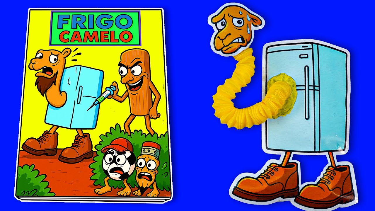 Making ITALIAN BRAINROT Game Book 📚 (➕ Frigo Camelo Squishy Surgery) DIY 브레인로트 밈