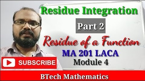 Residue of a function | S3 LACA | KTU