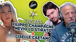 Filippo Champagne, Nevio lo stirato e Giselle Caetano - La Zanzara ...