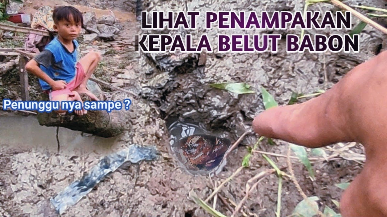 Mancing belut di sungai angker menampakan diri wajah nya ‼️ Penunggu sungai sampe menatap ke saya