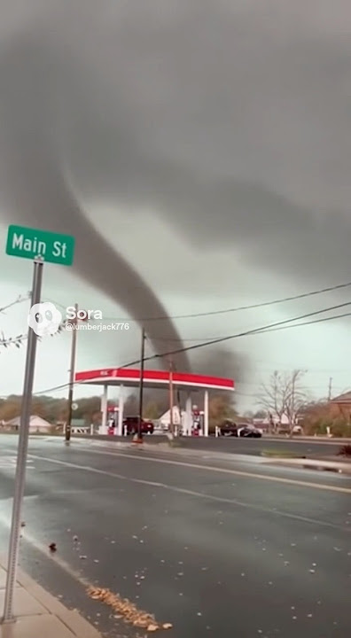 It started like any storm — but Main St never came back #FoundFootage #Storm #Weather #tornado #fyp