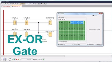 EX-OR Gate Logic in PLC Program using Siemens LOGO Software / #insightcontrolsystem