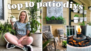 the *BEST* renterfriendly DIYs to transform your patio ☀