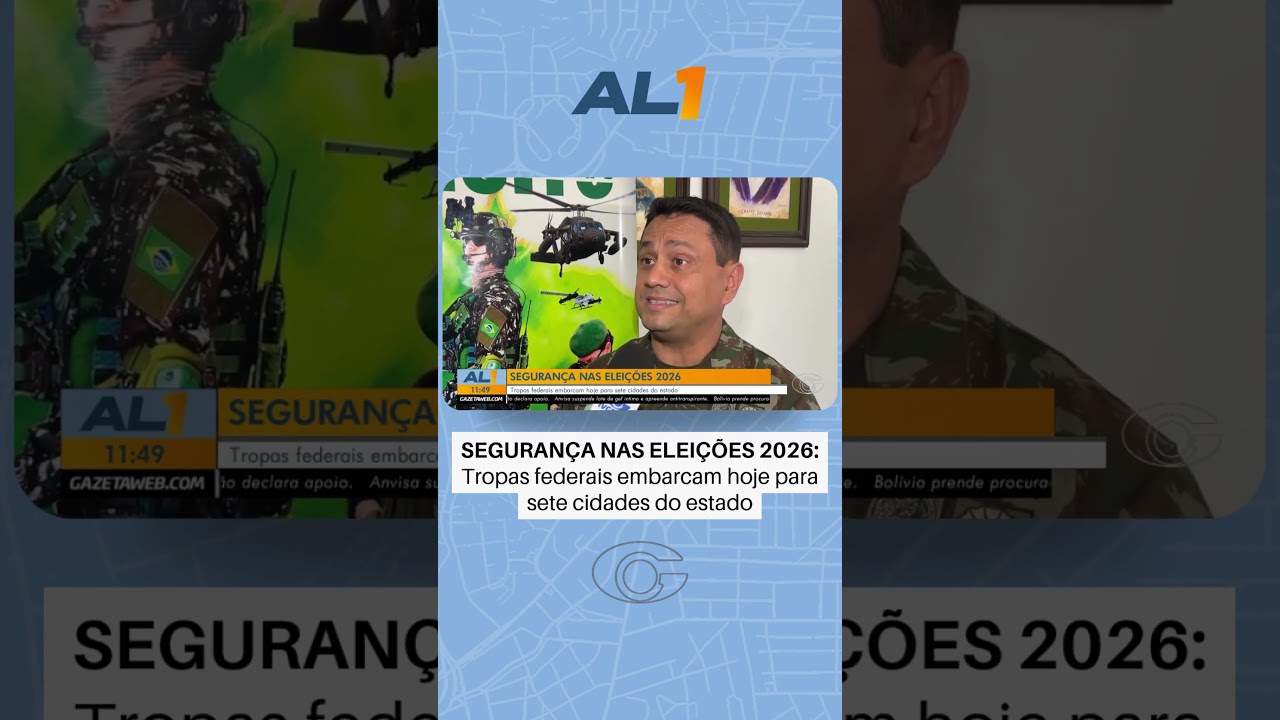 Eleições 2026: tropas federais embarcam para cidades do estado