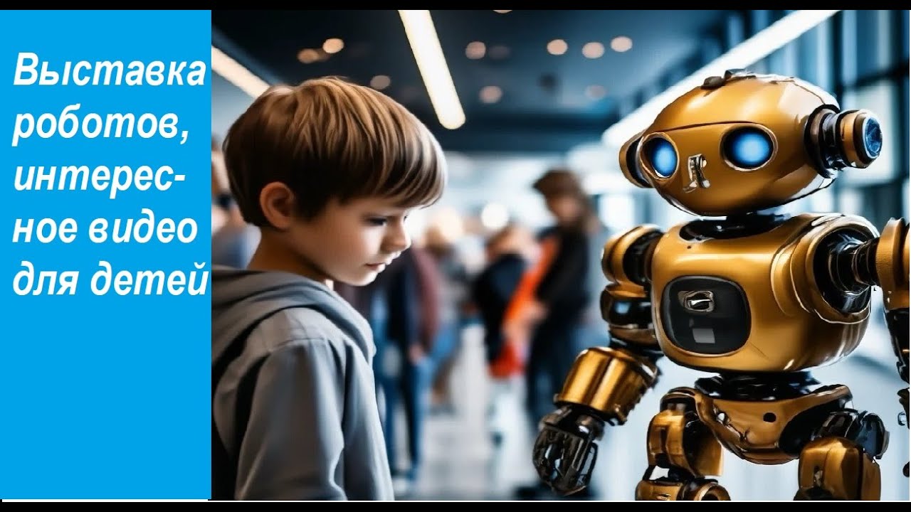 ВЫСТАВКА РОБОТОВ. ВИДЕО ДЛЯ ДЕТЕЙ. ПОЗНАВАТЕЛЬНОЕ ВИДЕО.EXHIBITION OF ROBOTS. Новости Рыбинска