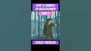 How to animate 2d Backgrounds | Part 1 -  Scroll Parallaxing