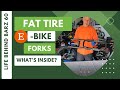 Fat tire E-bike forks explained.  Cyrusher Ranger