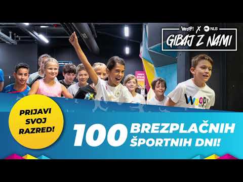 Gibaj z nami - Podarjamo 100 brezplačnih športnih dni