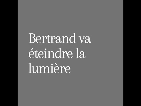 6 septembre : Bertrand et l'ampoule LED à filament