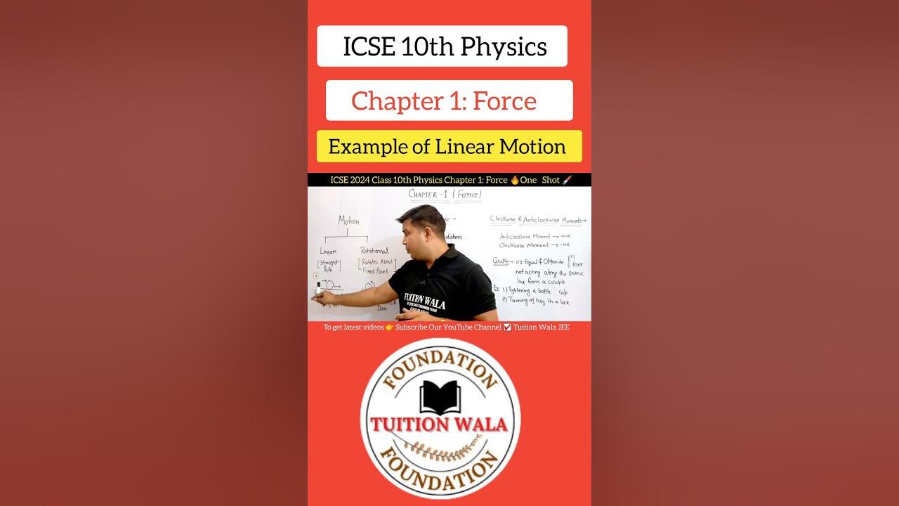 Example of linear motion class 10 icseExample of linear motion class
