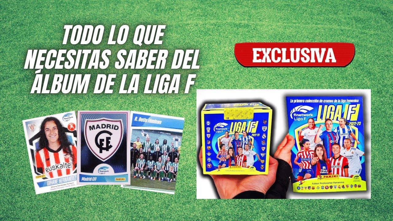 El primer álbum de cromos de fútbol femenino