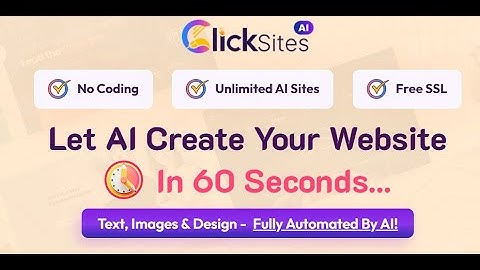 🚀 ClickSites AI review – build a website without coding + Exclusive Coupon Code