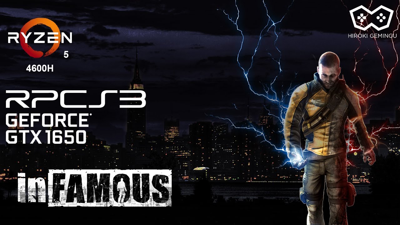 Infamous | RPCS3 | Ryzen 5 4600H | 4 GB GTX 1650 - YouTube