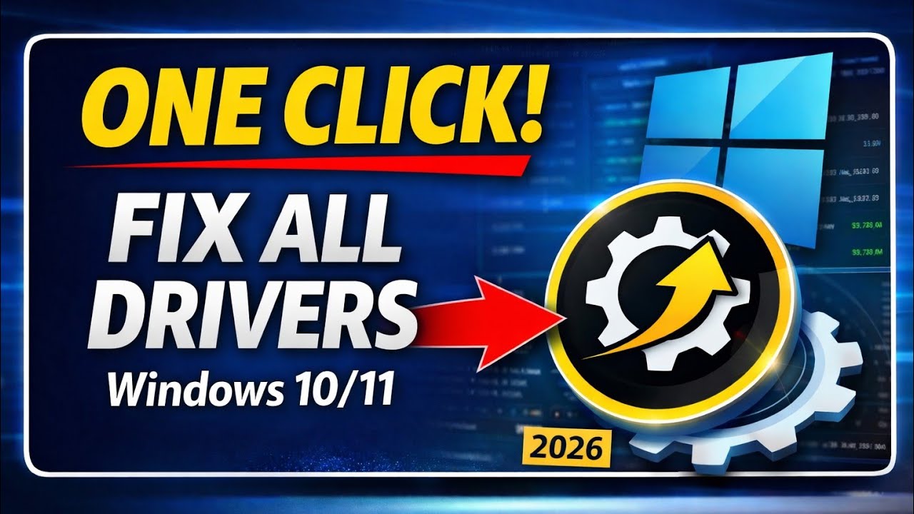 Driver Issue (2026) Update All Drivers in Windows 10/11 | One Click Method | Fix All ...
