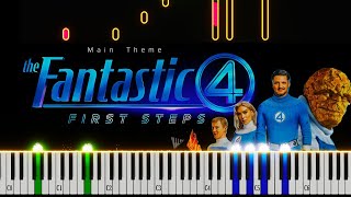 Fantastic Four - First Steps (Main Theme) | Epic Piano Music by PianoTOLE