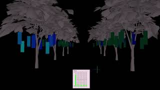 audiovisual lightsculpture with supercollider, Concept made in holland.