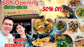 595.🔥Khám Phá 3 GHIỀN RESTAURANT- SOFT OPENING 50% OFF. Món Việt QUÁ NGON QUÊN CẢ LỐI VỀ LẠI ORANGE  screenshot 4